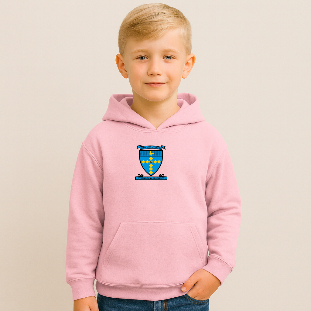 Youth Killester College Logo Pullover Hoodie