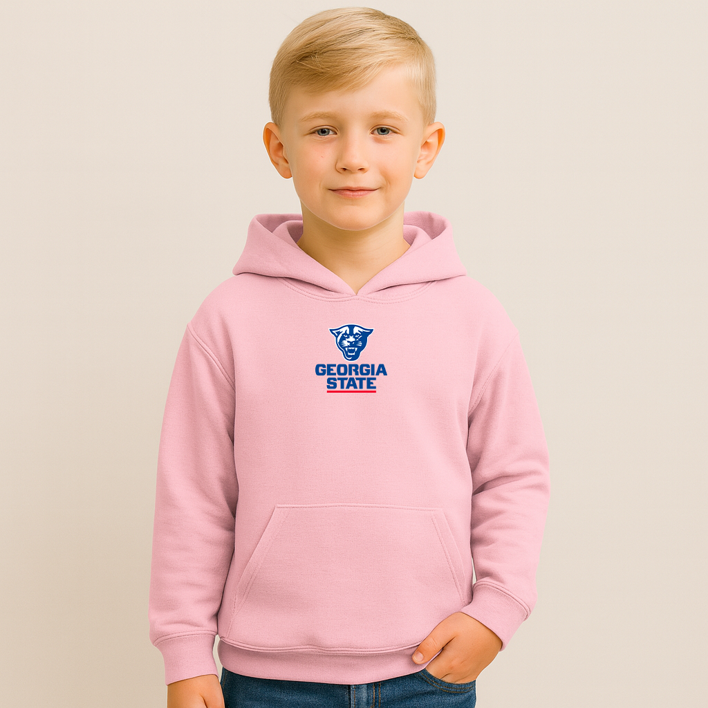 Youth Georgia State Panthers Logo Pullover Hoodie