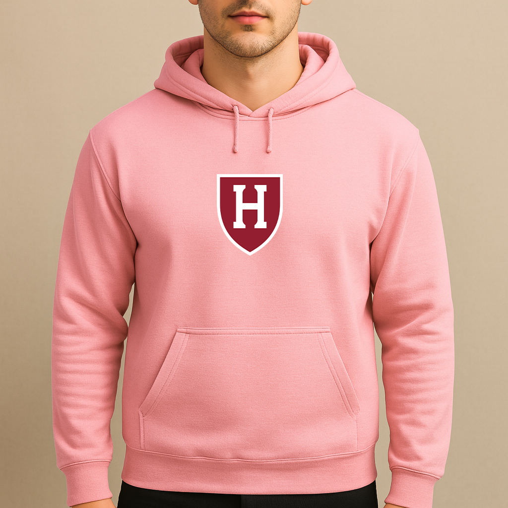 Men's Harvard Crimson Logo Pullover Hoodie