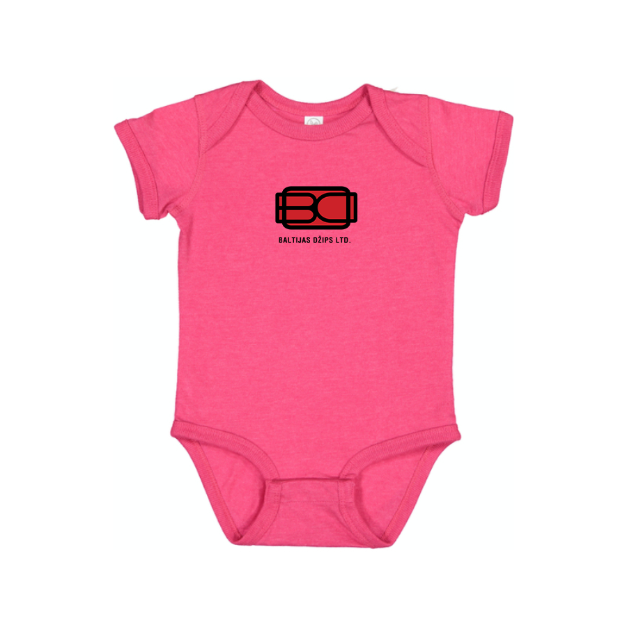 Baltijas Dzips Logo Baby Romper Onesie