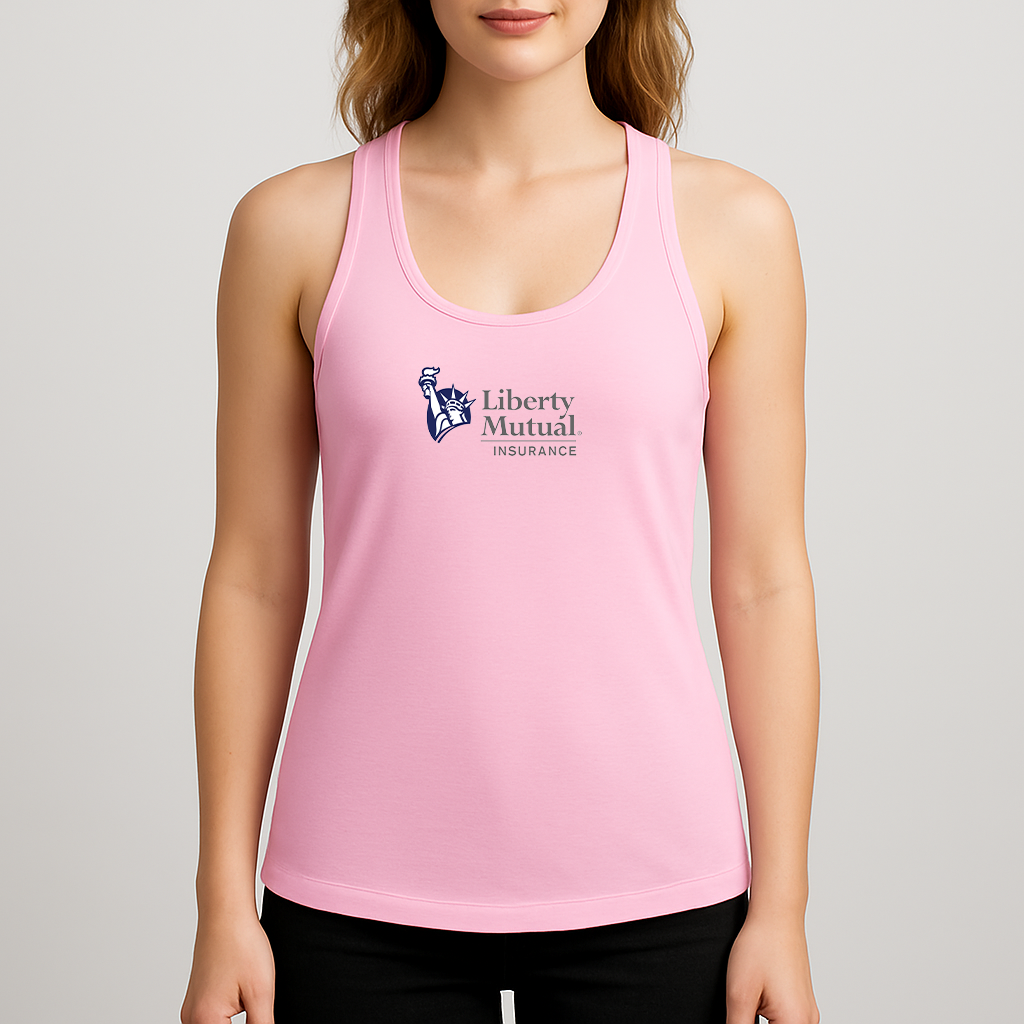 Women's Liberty Mutual Insurance Logo Next Level Ideal Racerback Tank