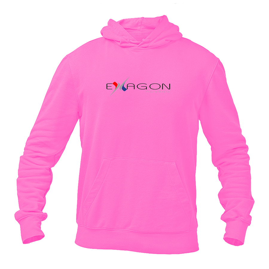 Men's Exagon Engineering Logo Pullover Hoodie