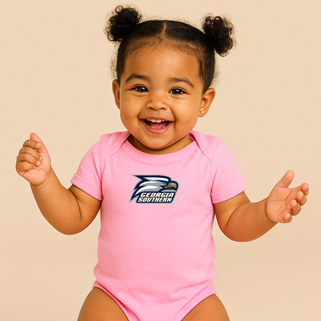 George Georgia Southern Eagles Logo Baby Romper Onesie