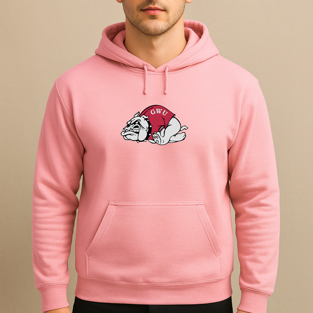 Men's Gardner Webb Bulldogs Logo Pullover Hoodie