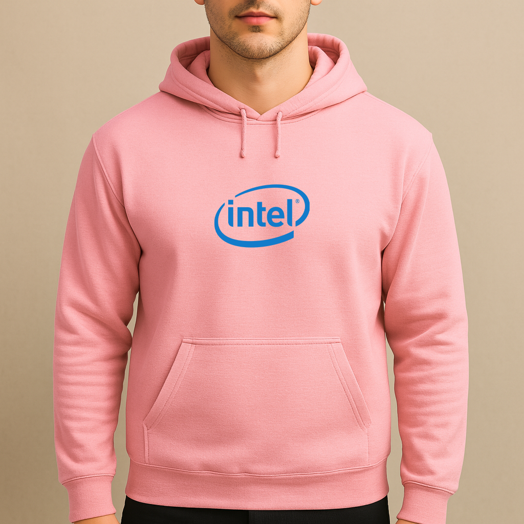 Men's Intel Logo Pullover Hoodie