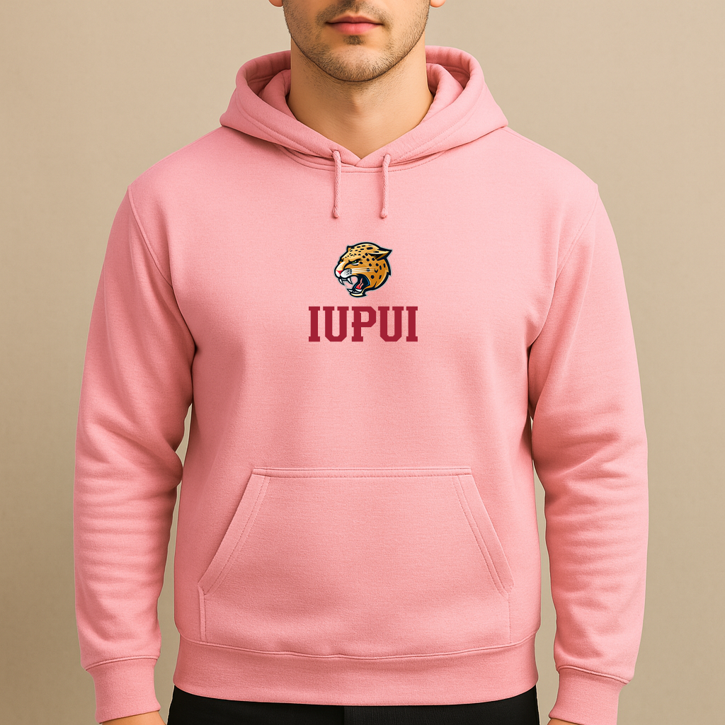 Men's IUPUI Jaguars Logo Pullover Hoodie