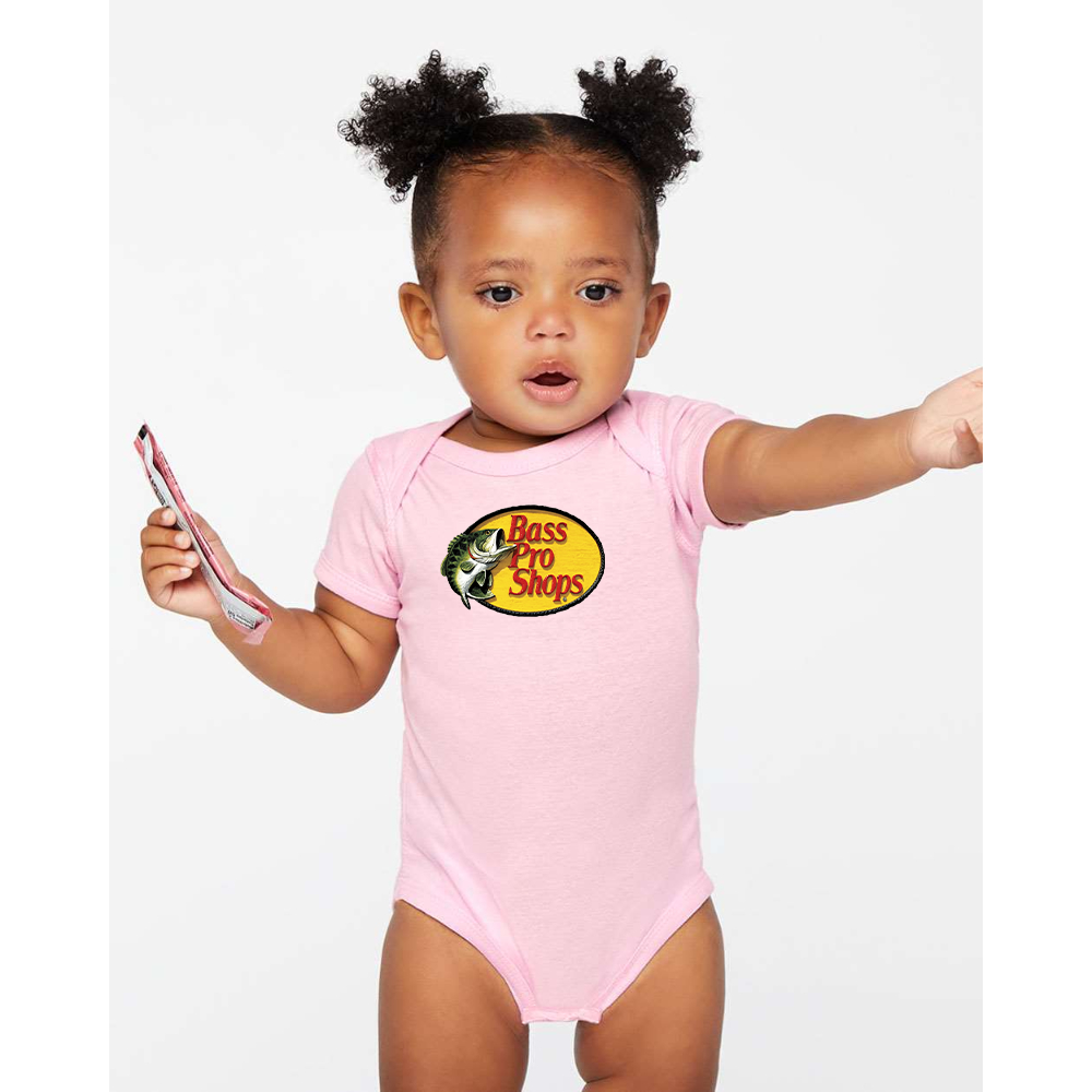 Bass Pro Shops Logo Rabbit Skins Infant Baby Rib Bodysuit