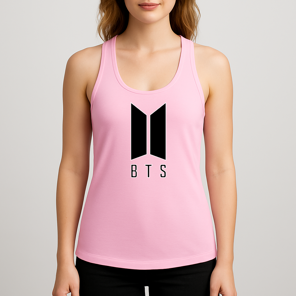 Women's BTS Music Racerback Tank Top
