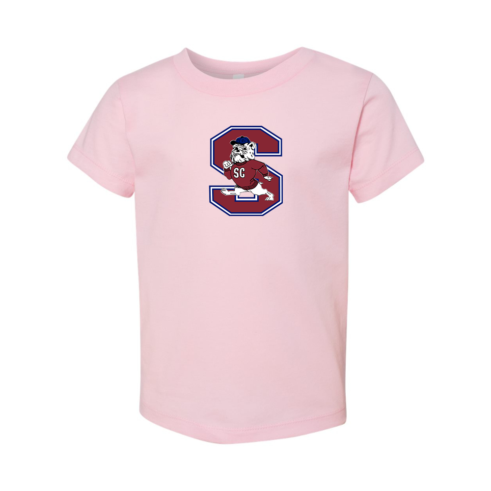 South Carolina State Bulldogs Logo BELLA  CANVAS Toddler Jersey Tee