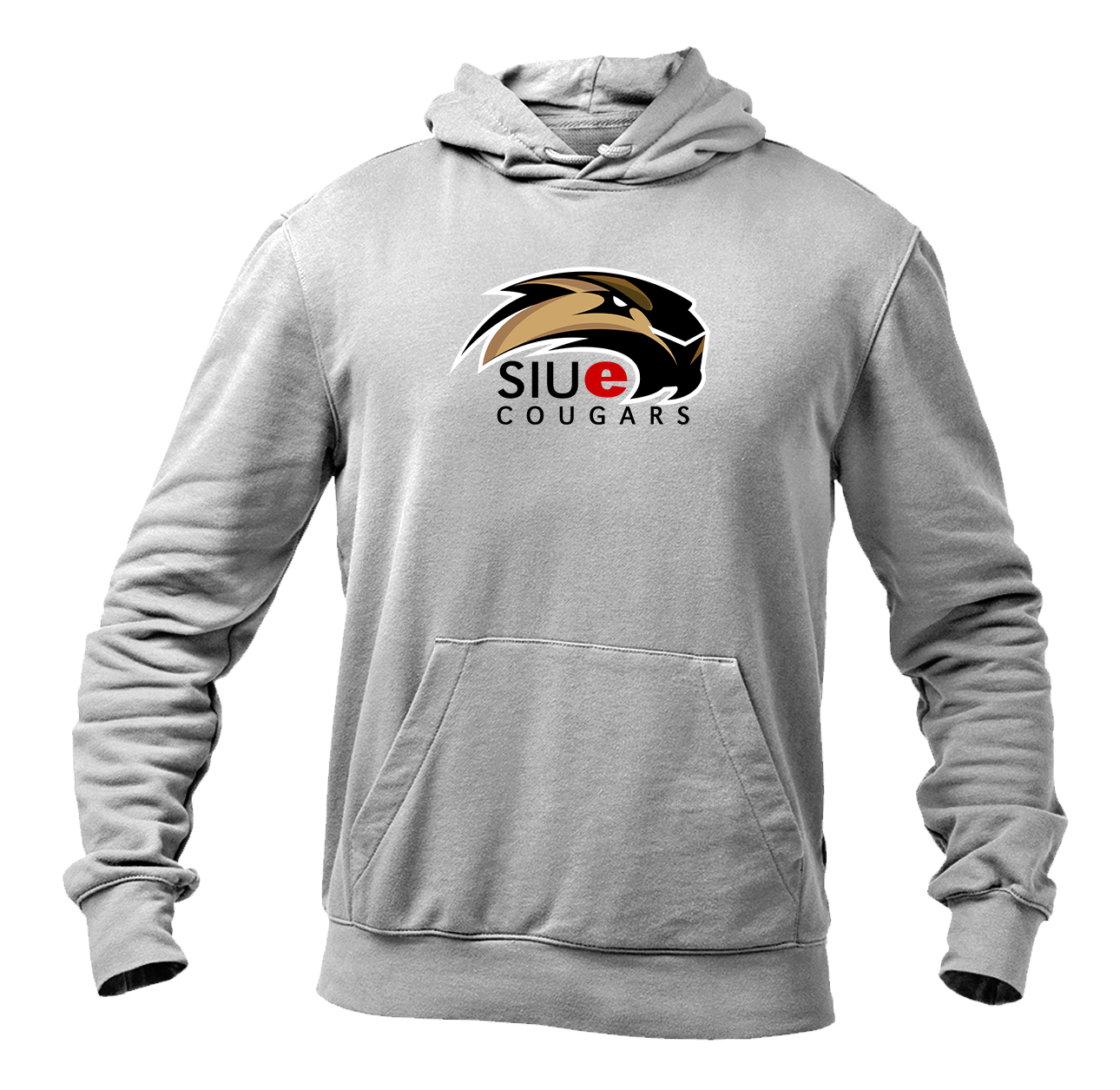 Men's SIU Edwardsville Cougars Logo Gildan  Heavy Blend Hooded Sweatshirt