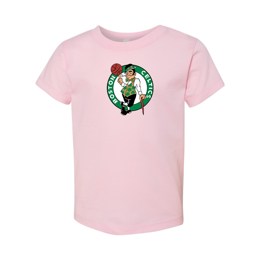 Boston Celtics Logo BELLA  CANVAS Toddler Jersey Tee