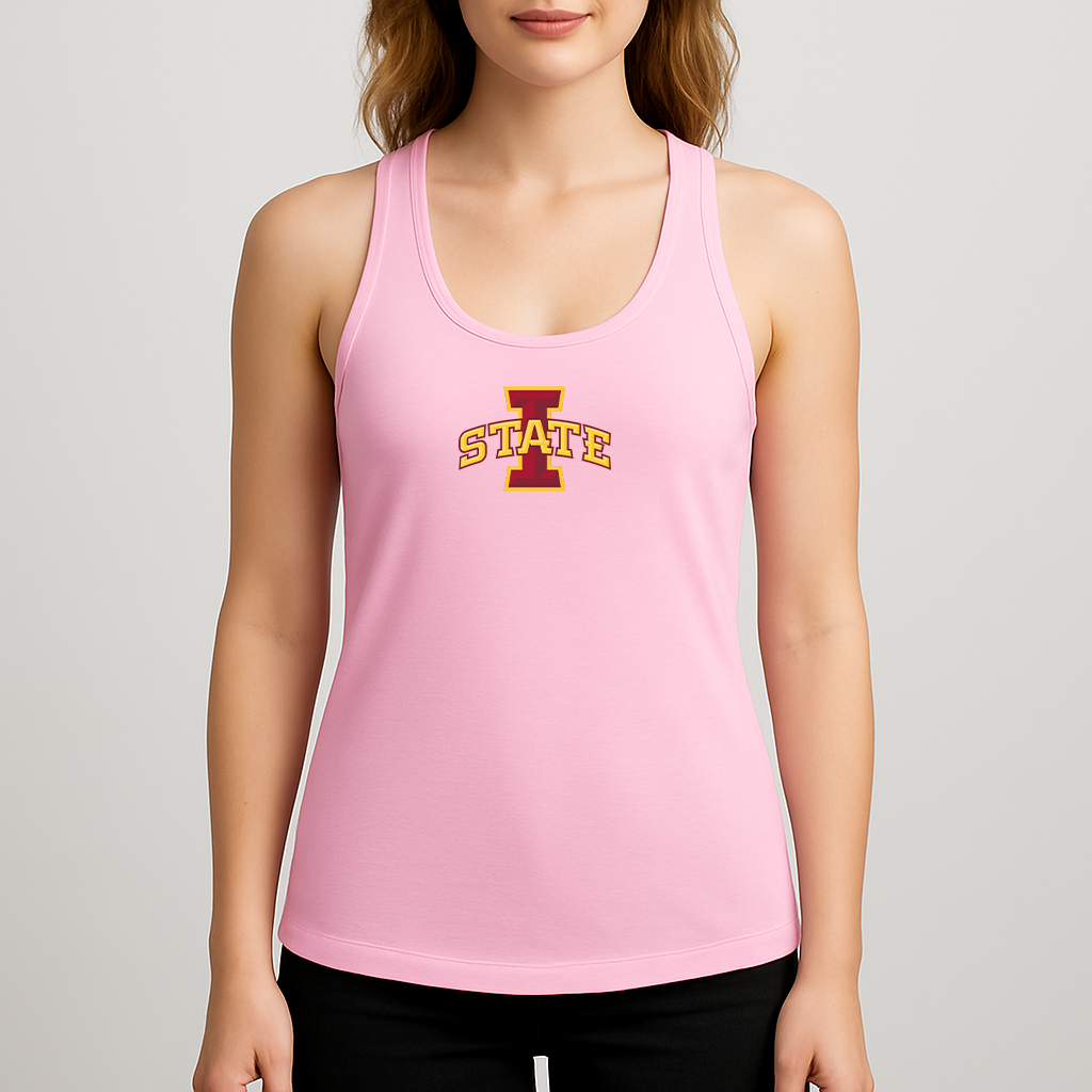 Women's Iowa State Cyclones Logo Next Level Ideal Racerback Tank