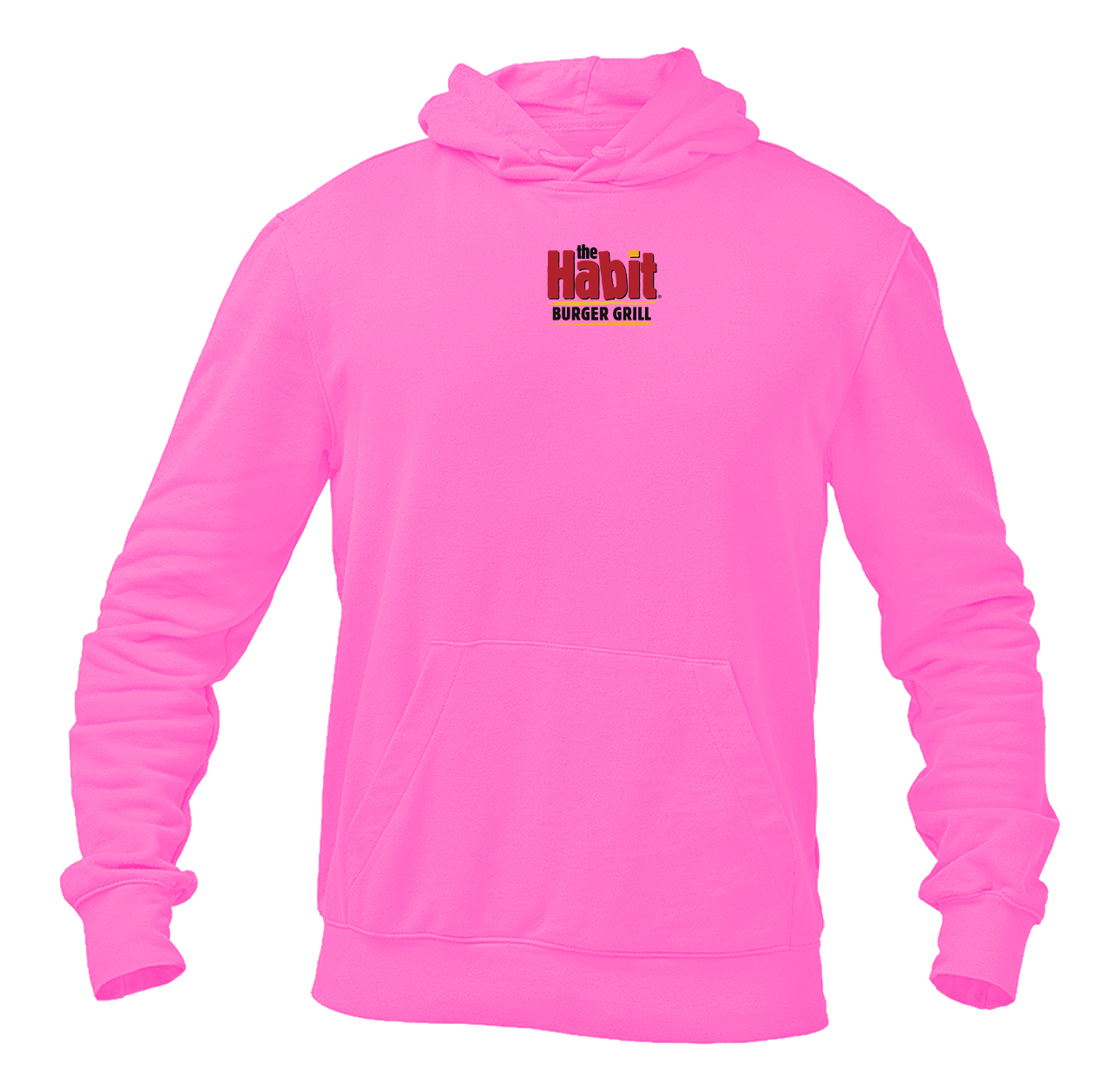 Men's The Habit Burger Grill Logo Pullover Hoodie