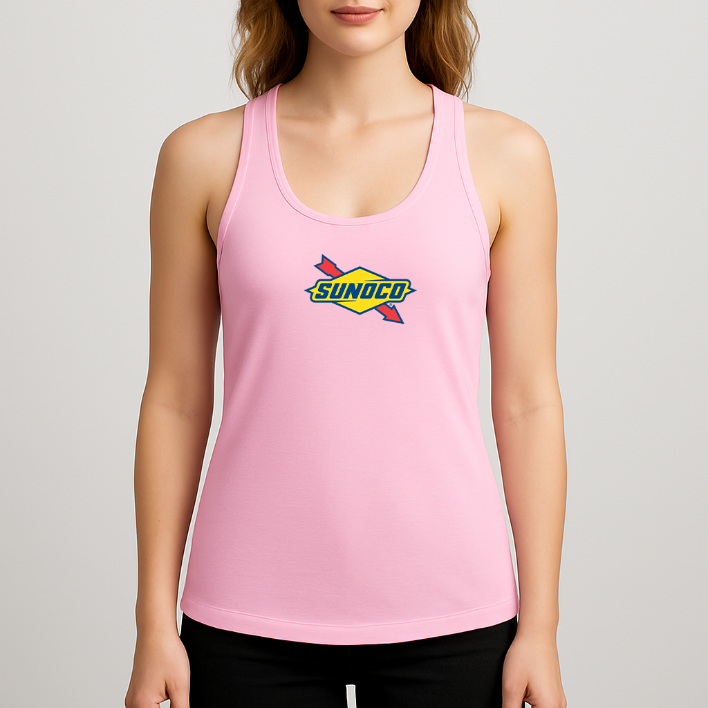Women's Sunoco Gas Station Racerback Tank Top