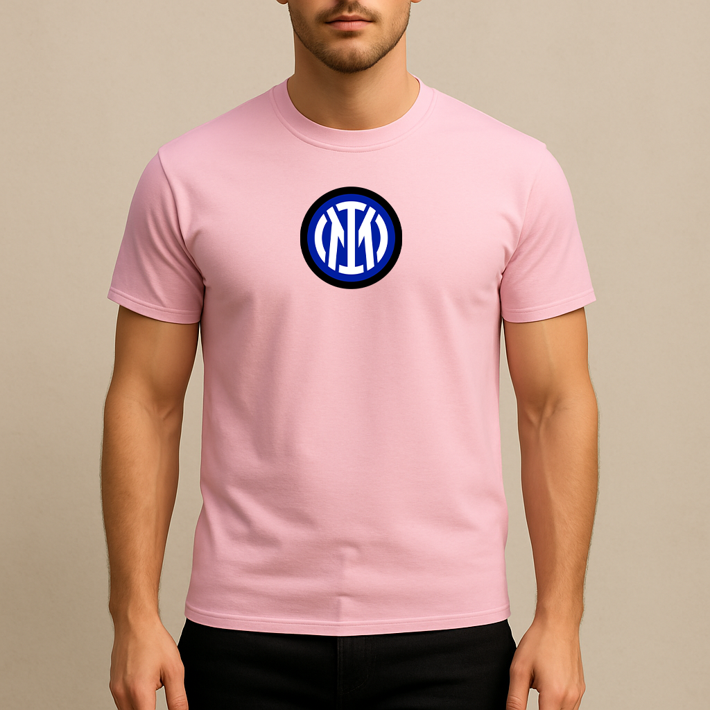 Men's Inter Milan 2025 Soccer Logo Cotton T-Shirt