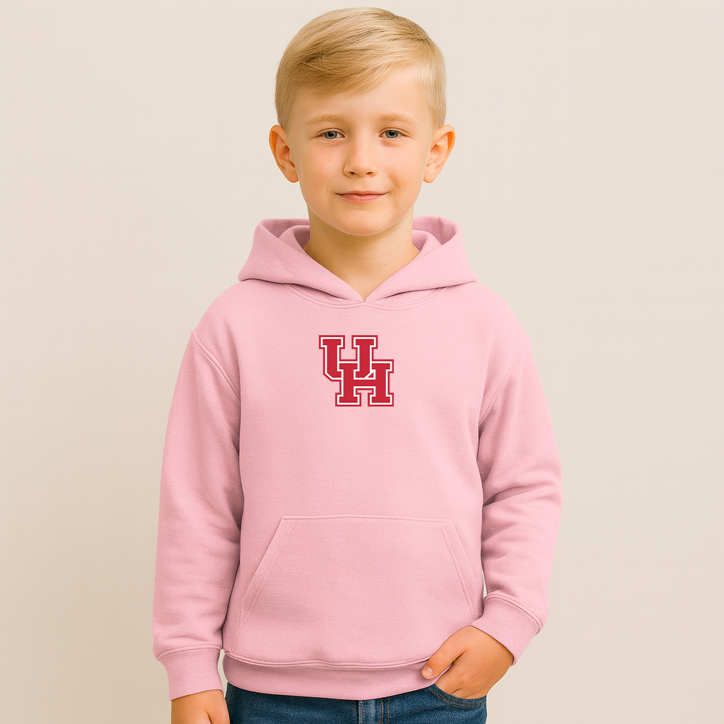Youth Houston Cougars Logo Pullover Hoodie