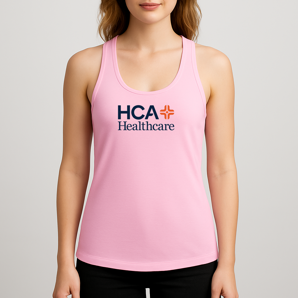 Women's HCA Healthcare Logo Next Level Ideal Racerback Tank