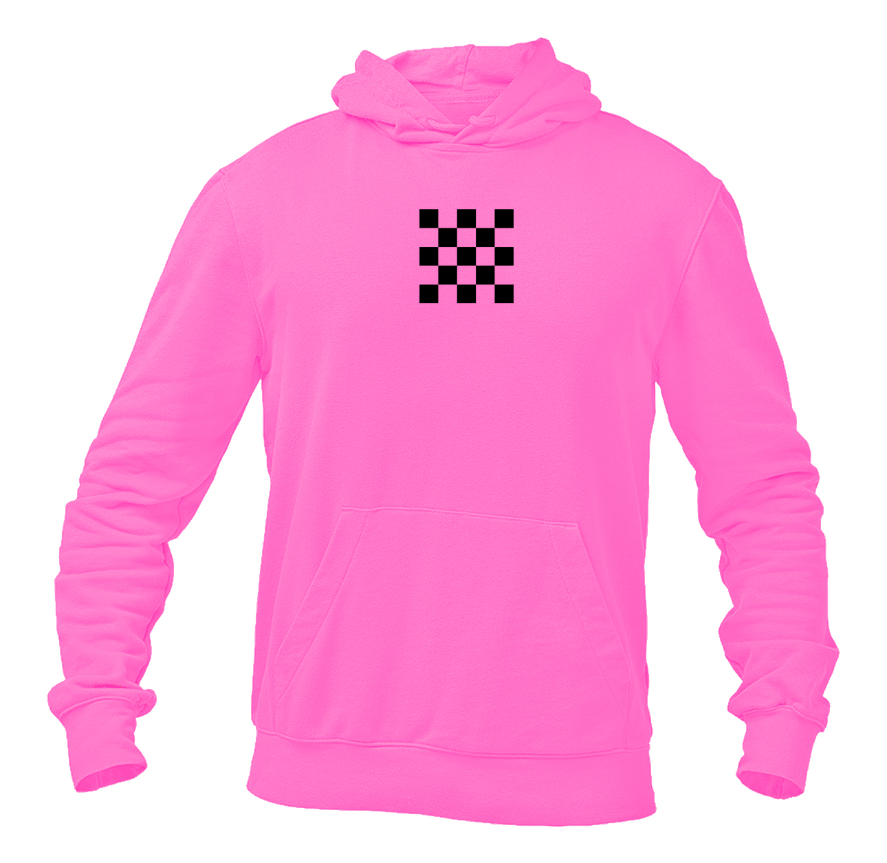Men's Checker Motors Corporation Logo Pullover Hoodie