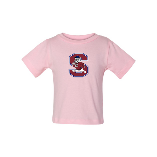 South Carolina State Bulldogs Logo BELLA CANVAS Infant Jersey Tee