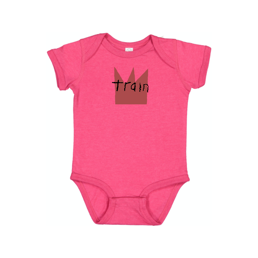 Train Logo Baby Romper Onesie