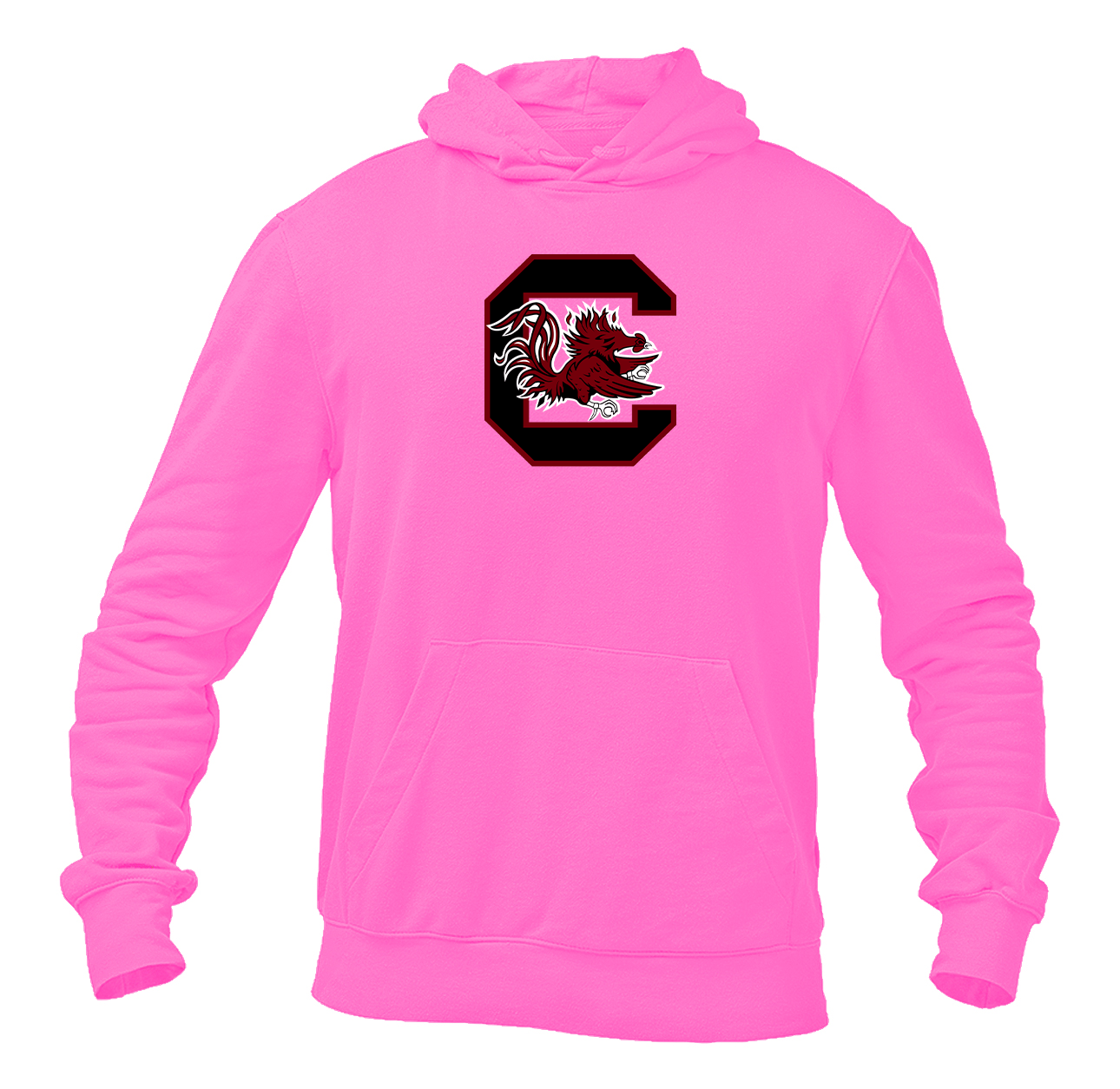 Men's South Carolina Gamecocks Logo Gildan  Heavy Blend Hooded Sweatshirt