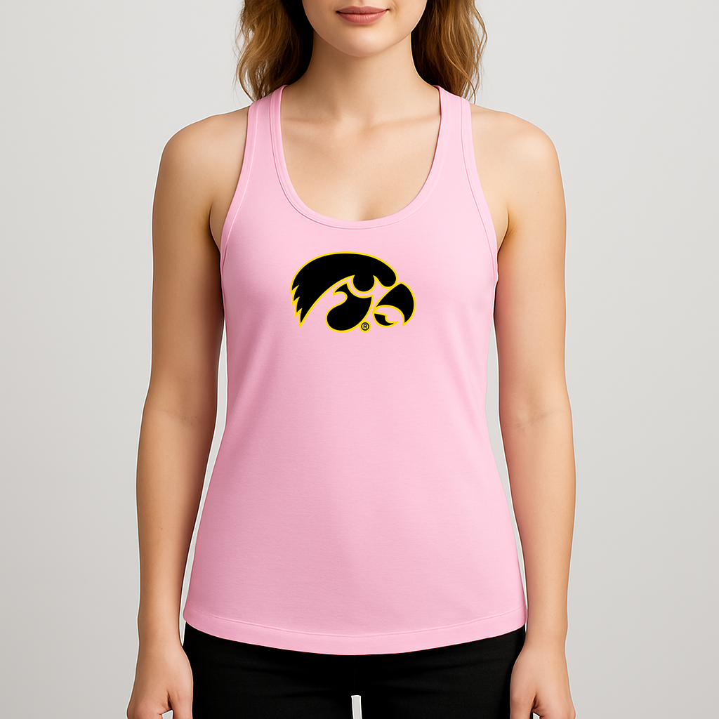 Women's Iowa Hawkeyes Logo Next Level Ideal Racerback Tank