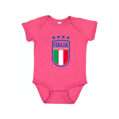 Italy National Soccer Baby Romper Onesie