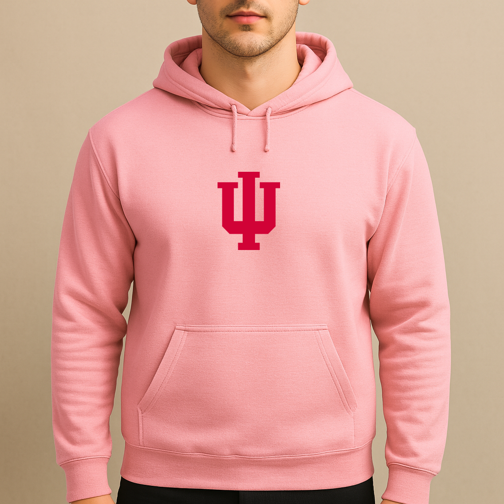Men's Indiana Hoosiers Logo Pullover Hoodie