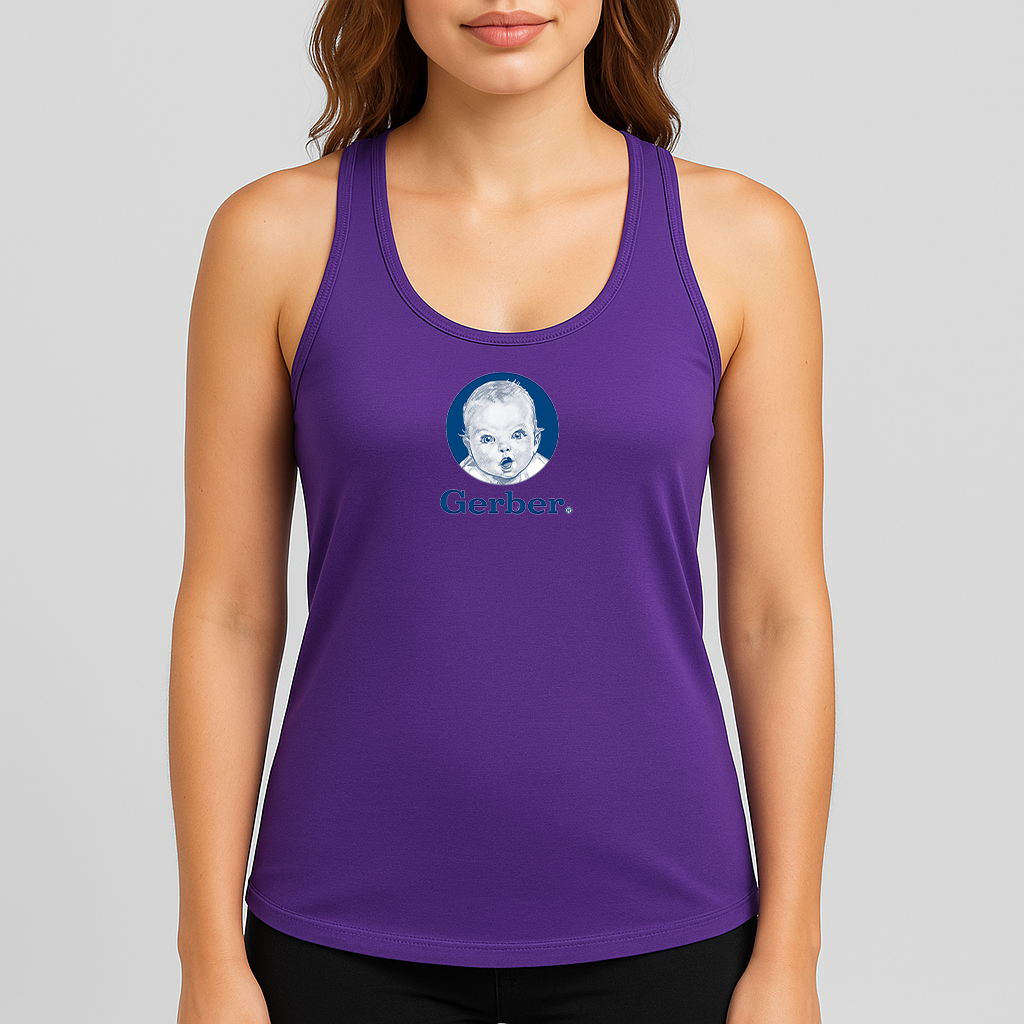 Women's Gerber Life Insurance Logo Next Level Ideal Racerback Tank