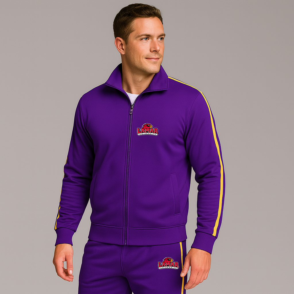 Men's Lamar Cardinals Logo Dri-Fit TrackSuit
