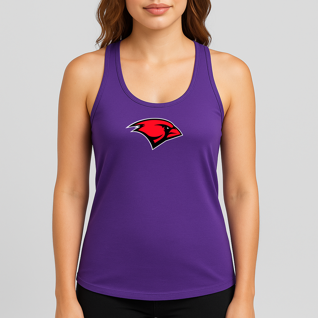 Women's Incarnate Word Cardinals Logo Next Level Ideal Racerback Tank