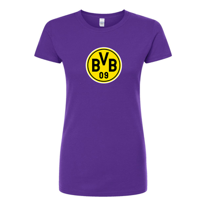 Women's Borussia Dortmund BVB FC Round Neck T-Shirt