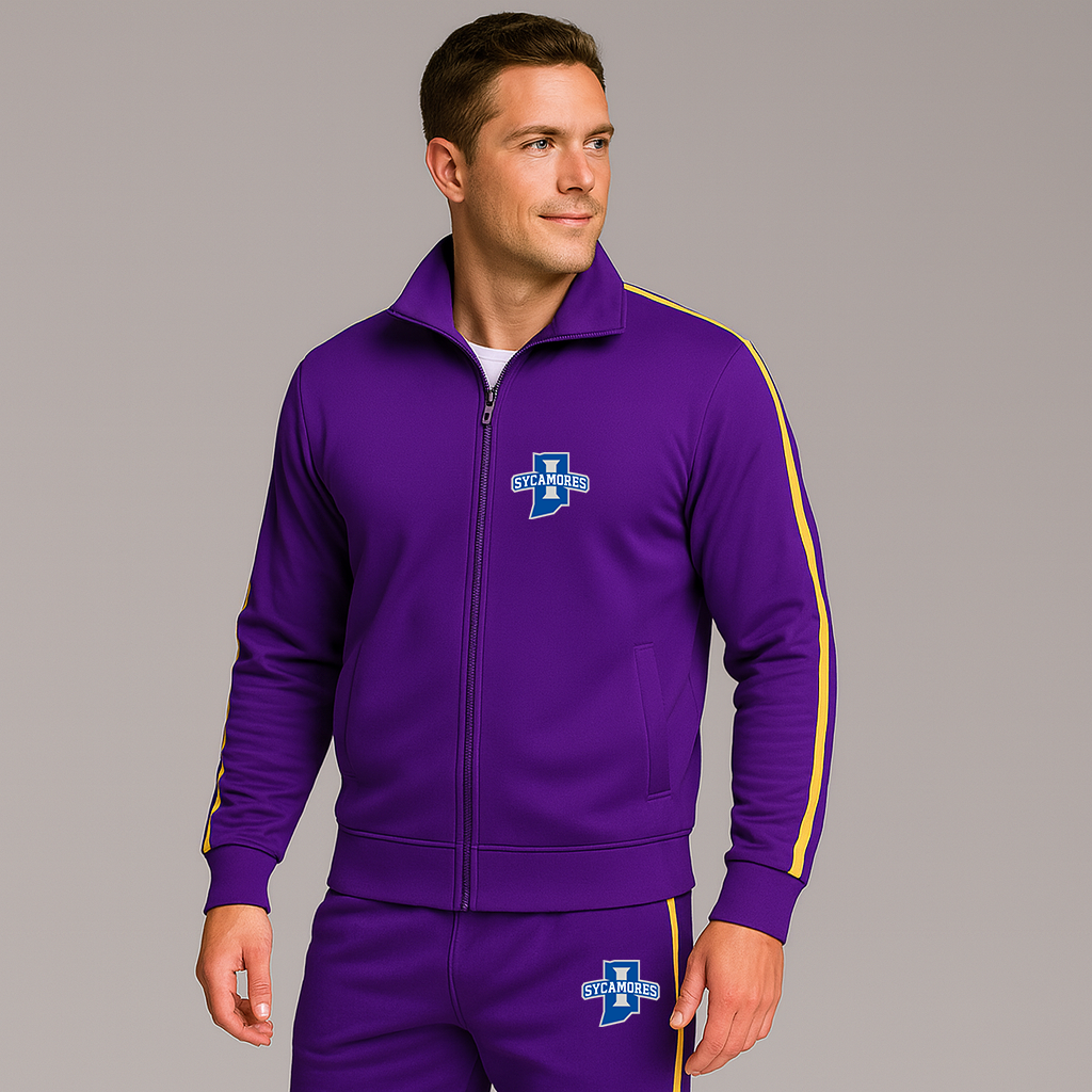 Men's Indiana State Sycamores Logo Dri-Fit TrackSuit