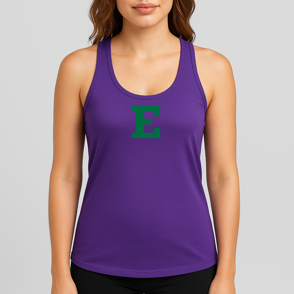 Women's Eastern Michigan Eagles Logo Next Level Ideal Racerback Tank