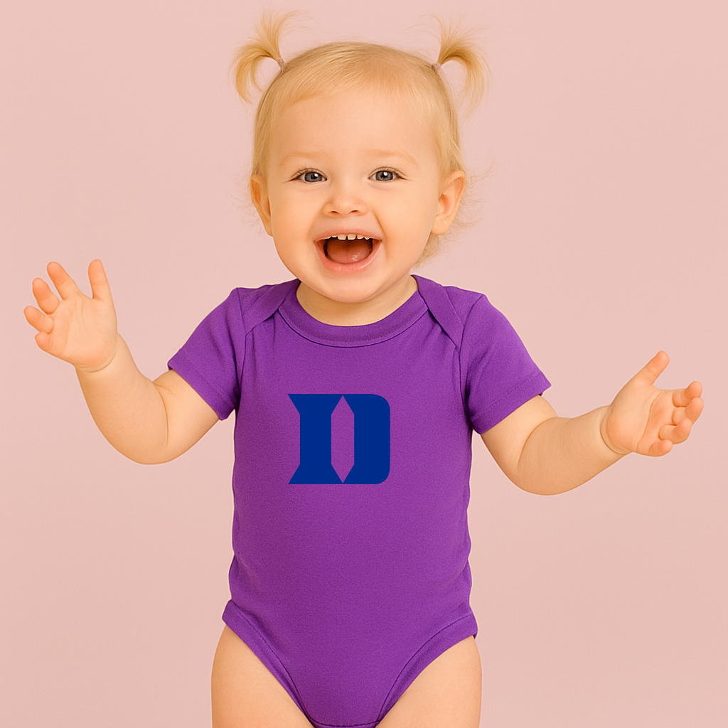 Duke Blue Devils Logo Baby Romper Onesie