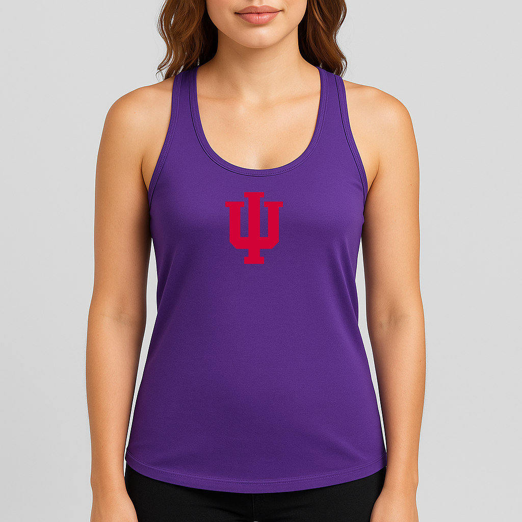 Women's Indiana Hoosiers Logo Next Level Ideal Racerback Tank