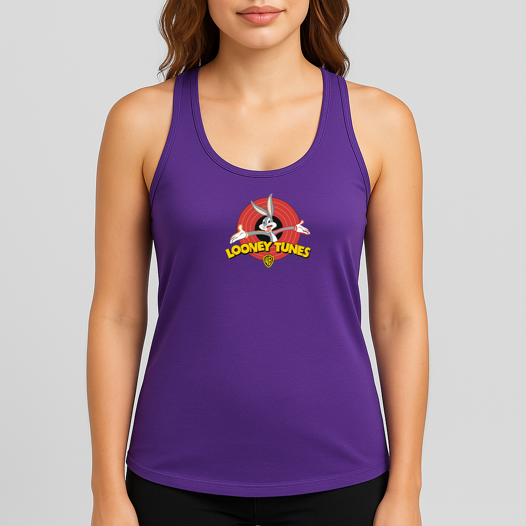 Women's Looney Tunes Warner Brothers Cartoon Racerback Tank Top