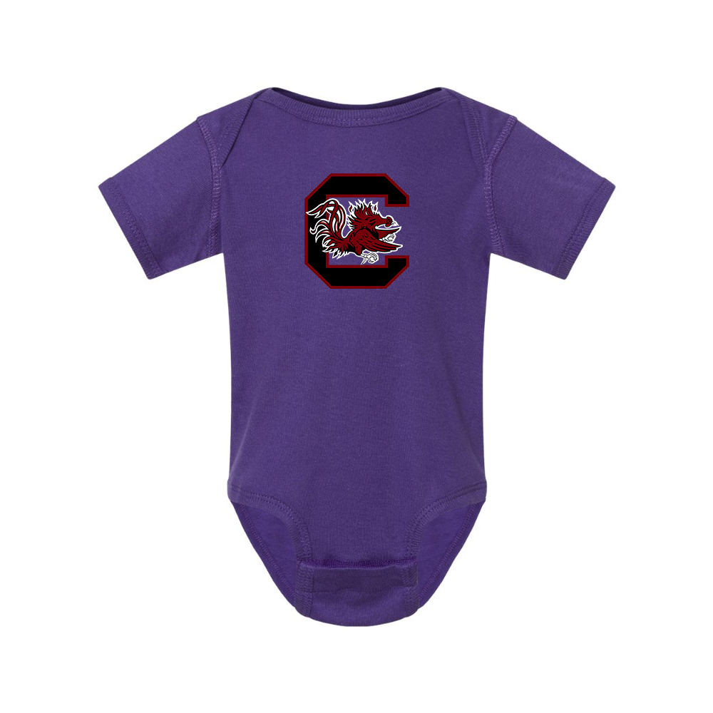 South Carolina Gamecocks Logo Rabbit Skins Infant Baby Rib Bodysuit