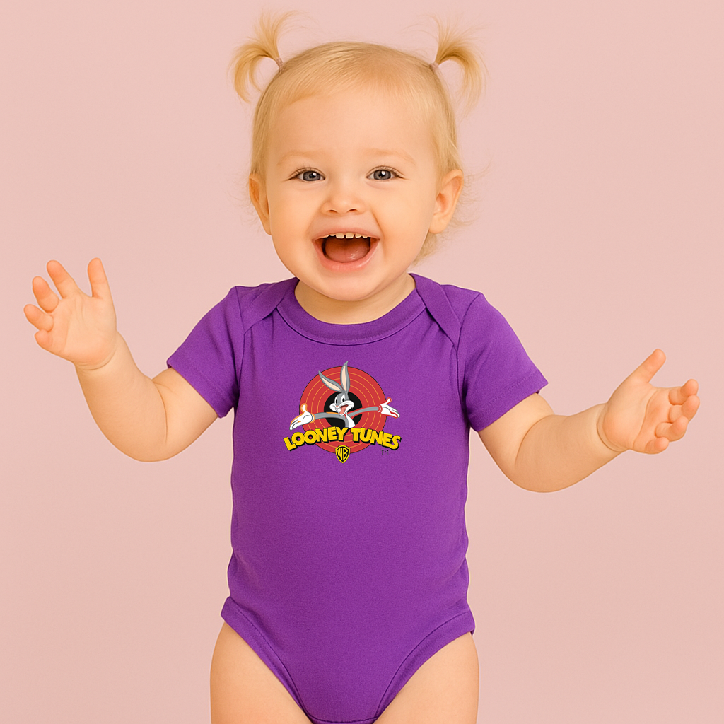 Looney Tunes Warner Brothers Cartoon Baby Romper Onesie