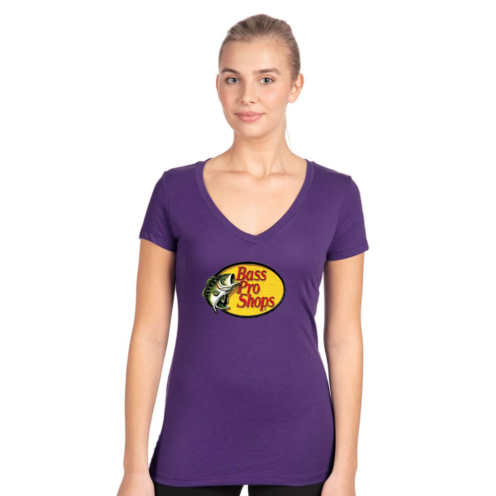 Women's Bass Pro Shops Logo Next Level V-Neck T-Shirt