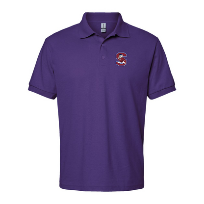 Men's South Carolina State Bulldogs Logo Gildan Dry Blend Jersey Polo