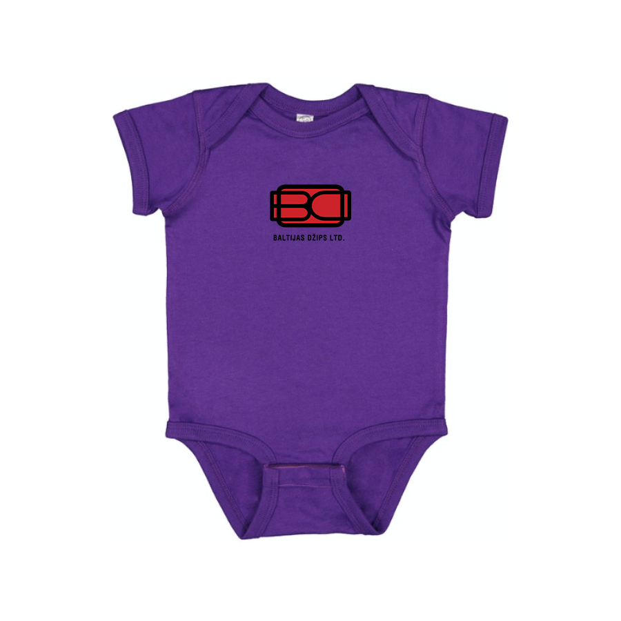 Baltijas Dzips Logo Baby Romper Onesie