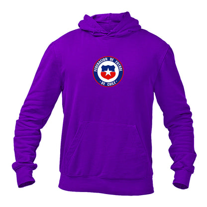 Men's Chile National Soccer Team  Pullover Hoodie