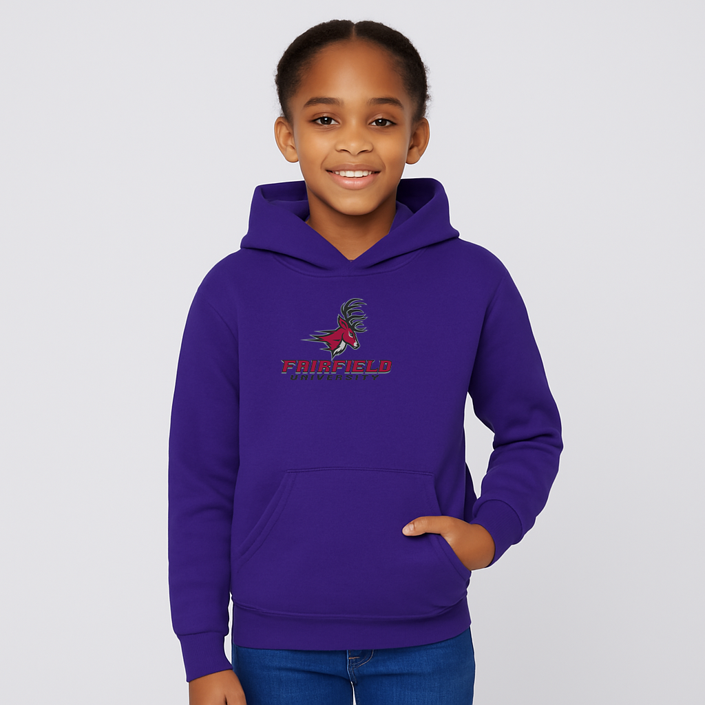 Youth Fairfield Stags Logo Pullover Hoodie