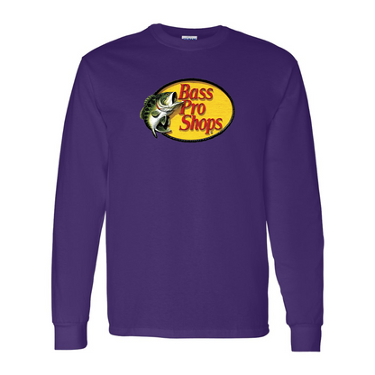 Men's Bass Pro Shops Logo Gildan Heavy Cotton Long Sleeve T-Shirt
