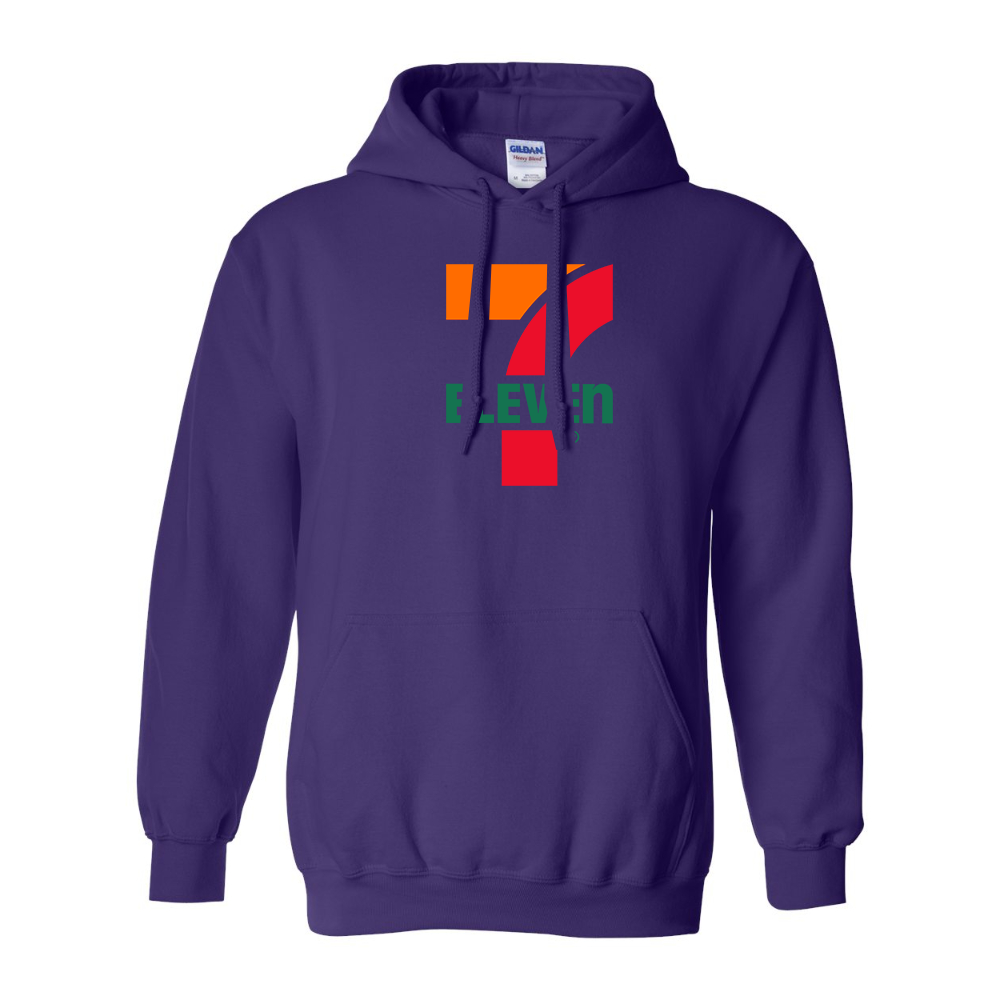 Men's 7 Eleven Logo Gildan  Heavy Blend Hooded Sweatshirt