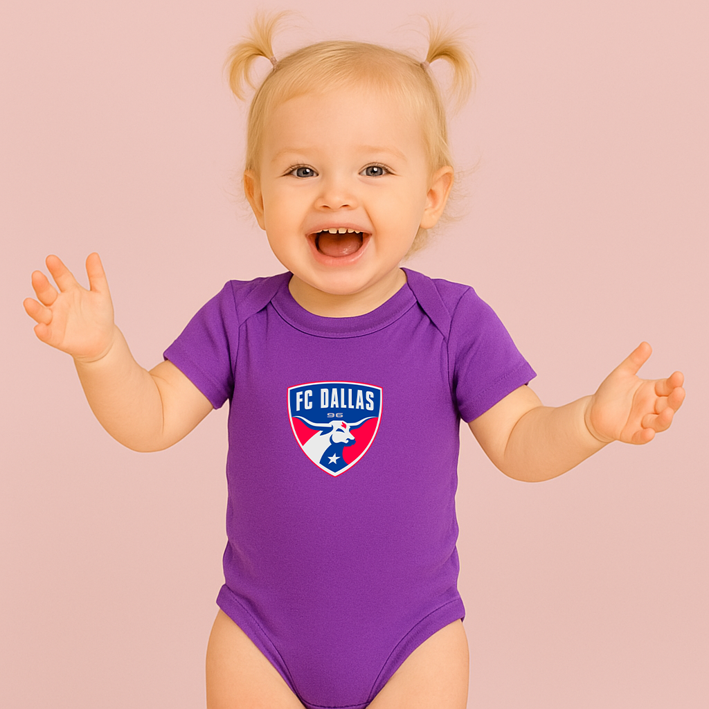 FC Dallas Soccer Logo Baby Romper Onesie