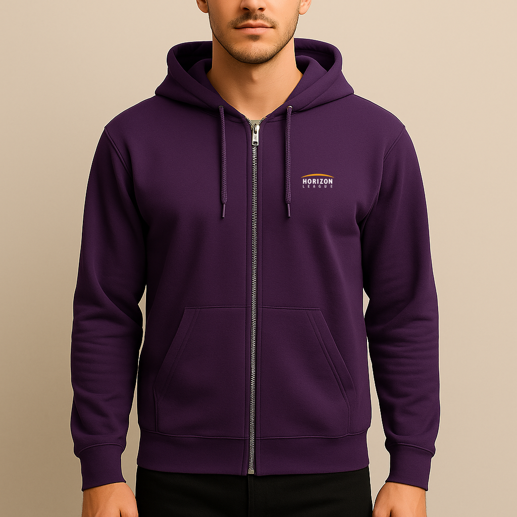 Men's Horizon League Logo Zipper Hoodie