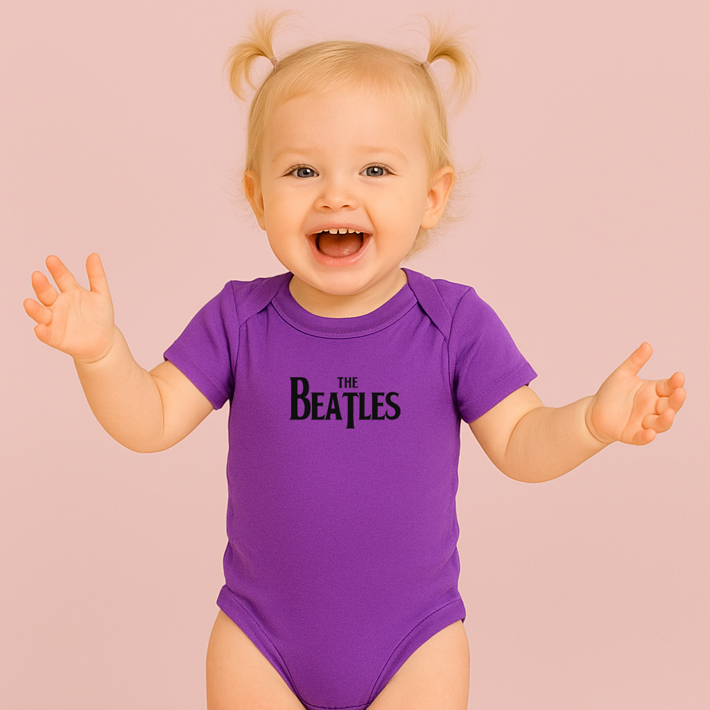 The Beatles Music Baby Romper Onesie
