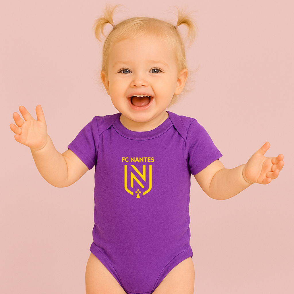 FC Nantes Soccer Logo Baby Romper Onesie